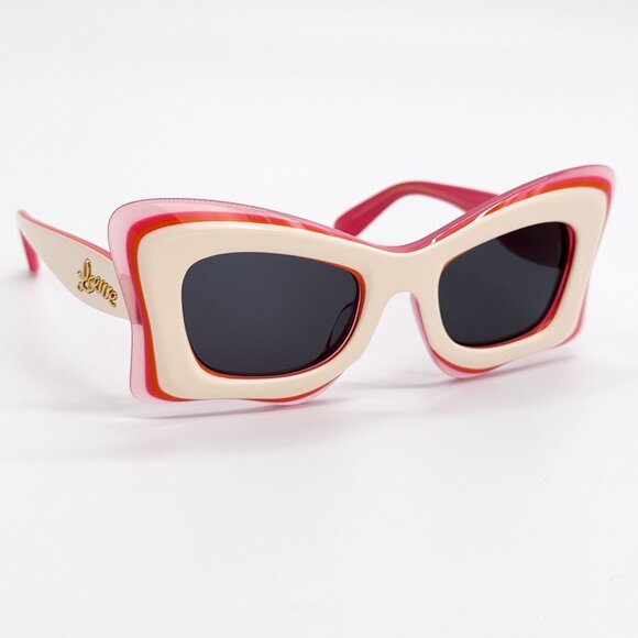 NEW LW40140U 59A, LOEWE WHITE PINK WOMEN SUNGLASSES LOEWE main image 8